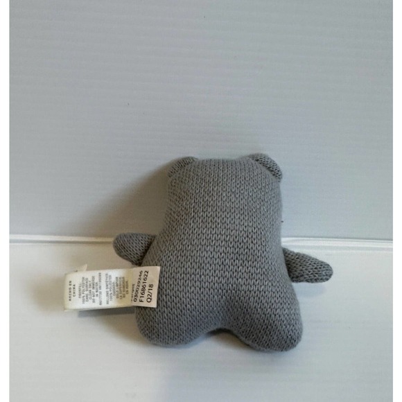 Cloud Island Target 2018 Gray White Bear Baby Infant Rattle Plush Toy Lovey - Picture 3 of 6